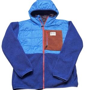 Cotopaxi Trico Hybrid Hooded Jacket Full Zip Fleece Outdoor Pullover Adult Small